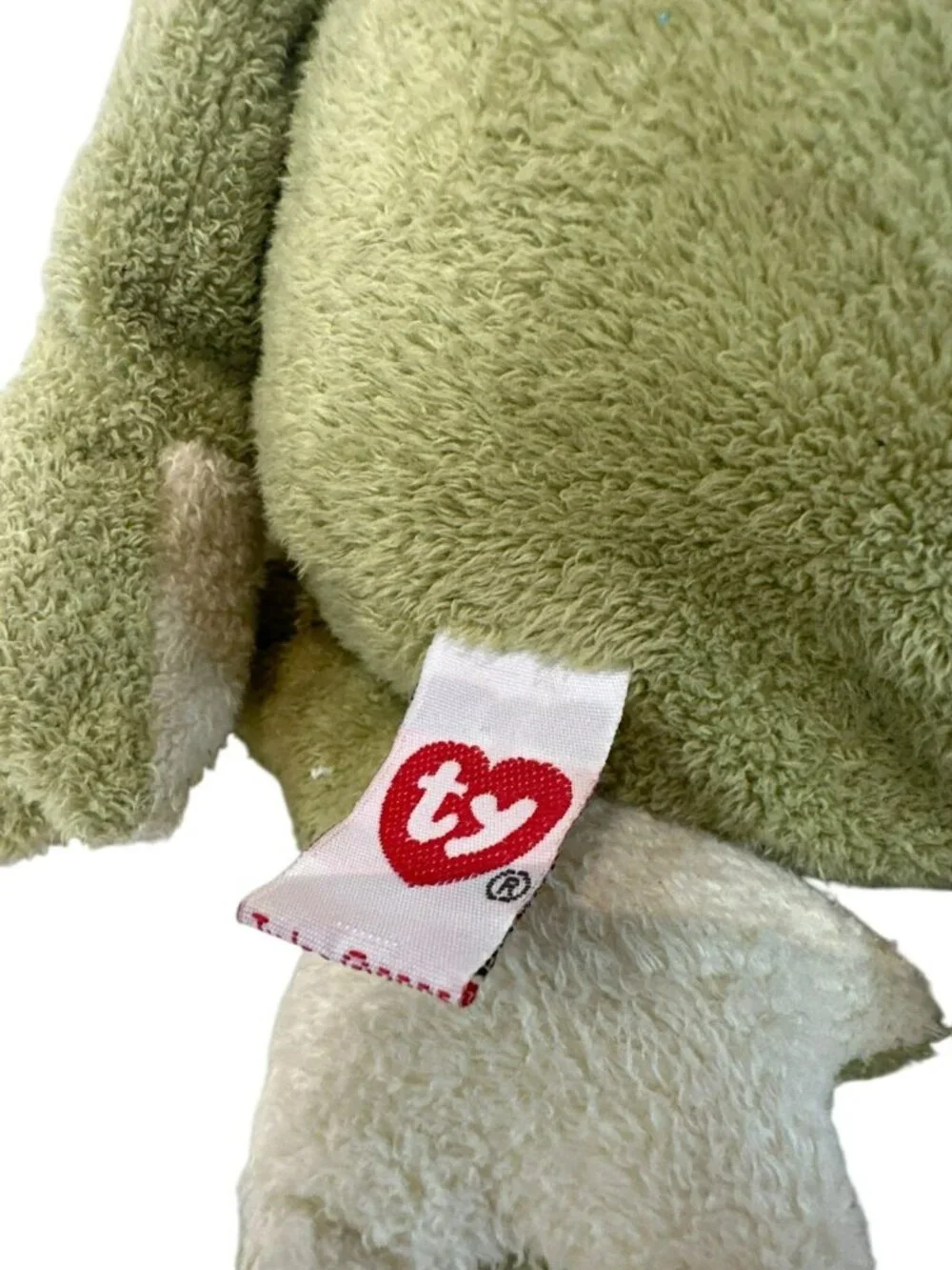 RARE TY Classics “Kissed” the Frog  Collection with Crown Plush Stuffed Animal